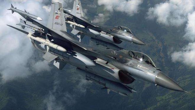 Kuzey Irak´ta PKK hedeflerine 22 savaş uçağı ile hava harekatı düzenlendi, 23 hedef tam isabetle vuruldu