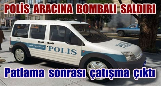 Nusaybin´de polis aracına bombalı tuzak