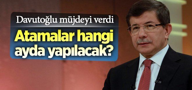 Başbakan Davutoğlu müjdeyi verdi