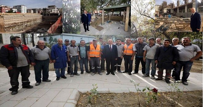 Başkan Yaşar, yeni inşaatları gezdi