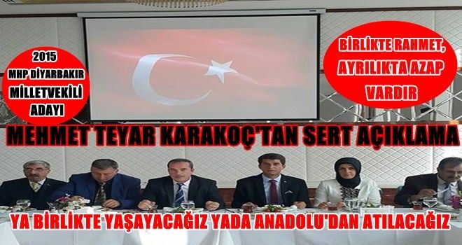MHP Diyarbakır eski İl Başkanından sert açıklama