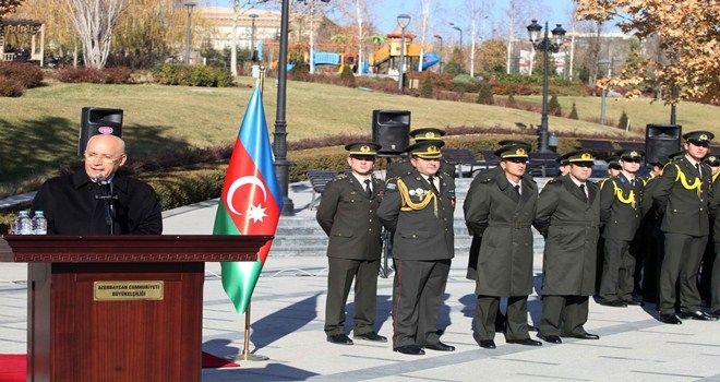 Aliyev ölümünün 13´üncü yılında Yenimahalle´de anıldı 