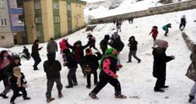 Okullara kar tatili