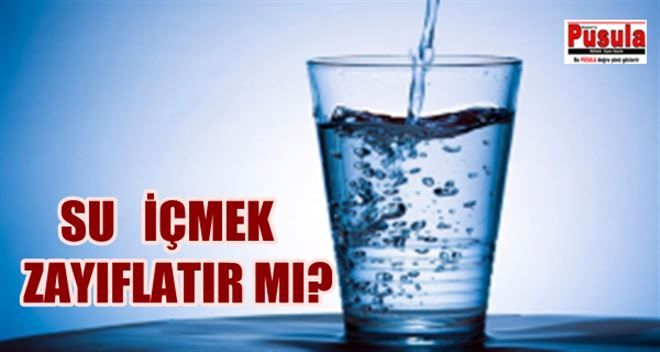 Su içmek zayıflatır mı?