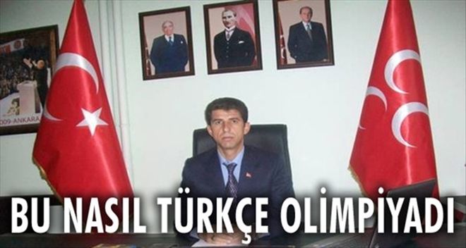 Bu nasıl Türkçe Olimpiyadı