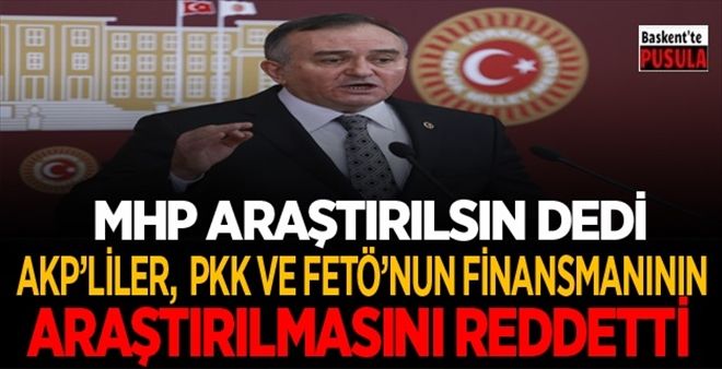 AKP terörün finansmanının araştırılmasını reddetti
