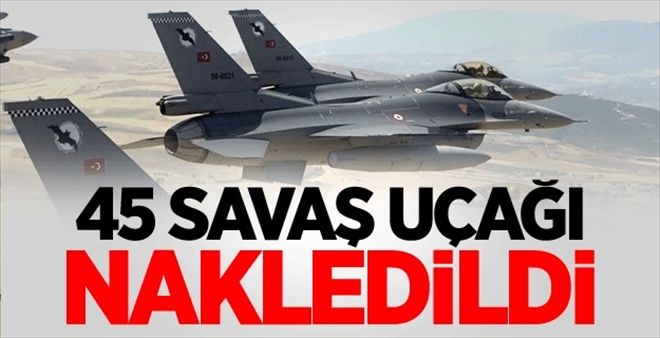 Tanklardan sonra savaş uçakları da Ankara dışına nakledildi