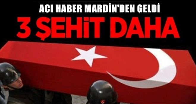 Mardin Derik´te Pkk´dan Bombalı Tuzak; 3 Şehit, 7 Yaralı 
