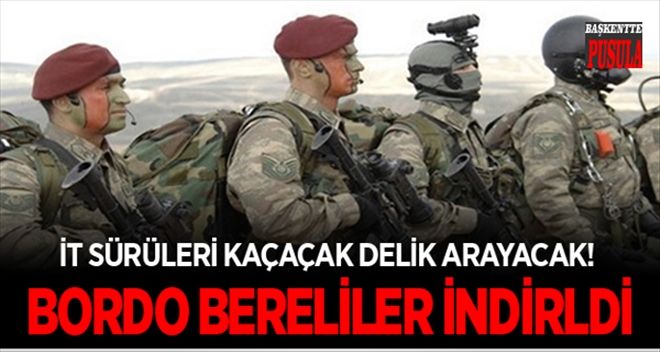 Bordo berelilerden PKK operasyonu