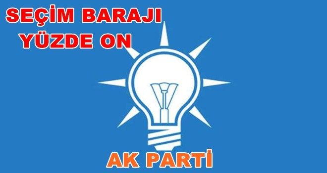 AK Partinin seçim barajı kararı
