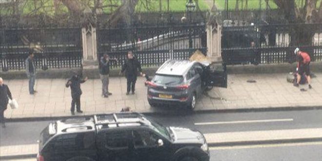 İngiltere parlamentosu önünde terör saldırısı