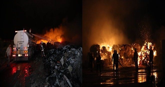 Yenimahalle Belediyesi, Hurdacılar yangınına müdahale etti