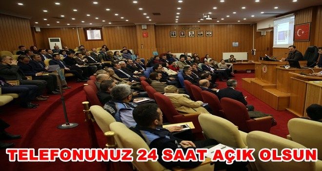Başkan Demirel belediye bürokratlarını uyardı