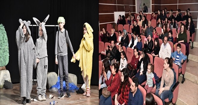 Mamak Çocuk Tiyatrosu Topluluğu seyirciyi son kez selamladı