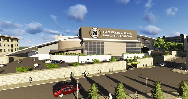 Gazi Mustafa Kemal Atatürk spor merkezi açılışa gün sayıyor