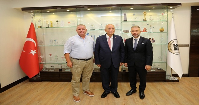 Lokman Ertürk Başkan Fethi Yaşar ziyaret etti