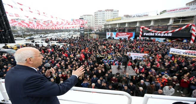 Yaşar, Batıkent Meydan Seçim İletişim Bürosu´nu açtı