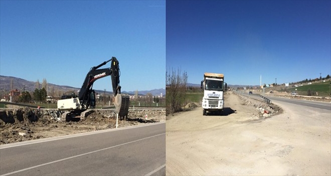 Kahramankazan-Ankara yolu genişletme çalışmaları yeniden başladı 