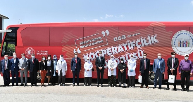 Kooperatifçilik Otobüsü Mamak´tan Yola Çıktı