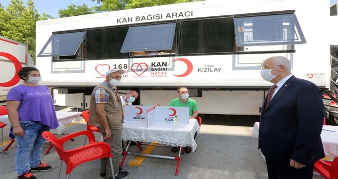 2 günde 100 ünite kan bağışlandı