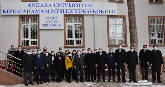 Ankara Üniversitesi Rektörü Necdet Ünüvar´dan Kızılcahamam´a Övgüler