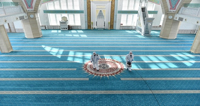 Mamak´ta Camiler Ramazan´a hazırlanıyor