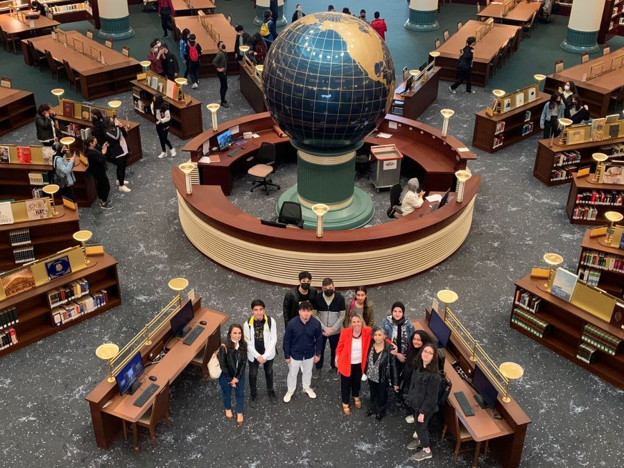 Öğrencilerden Millet Kütüphanesi’ne Ziyaret