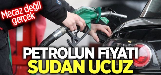 Petrol fiyatı sudan ucuz hale geldi