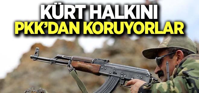 Kürt halkını PKK´nın zulmünden koruyor