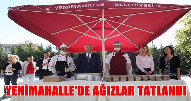 Yenimahalle´de 6 bin kişiye aşure dağıtıldı