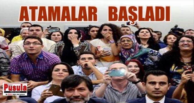 Öğretmen atamaları başladı