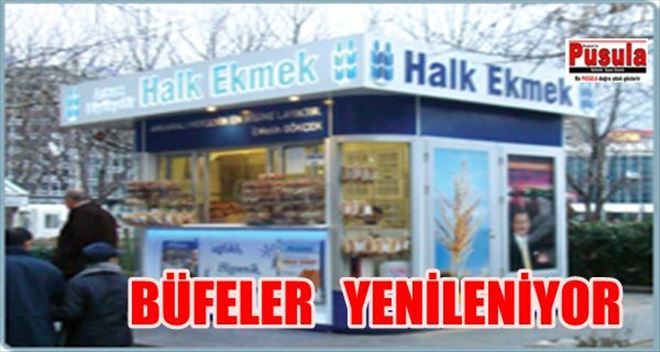 Halk Ekmek, Satış Büfelerini Yeniliyor