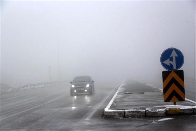 Bolu Dağı´nda Sis Ulaşımı Yavaşlattı