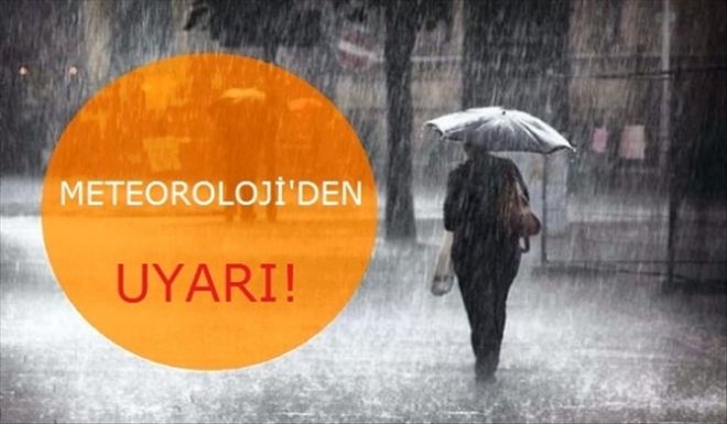 METEOROLOJİ´DEN ´ORTA KUVVETLİ´ YAĞIŞ UYARISI