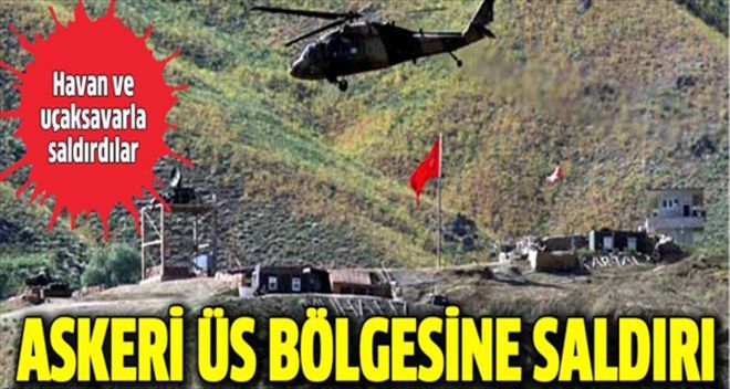 PKK´LI TERÖRİSTLER DERECİK´TE ASKERİ ÜS BÖLGELERE SALDIRDI