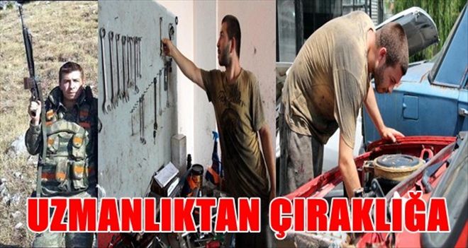 ORDUDAN AYRILAN UZMAN ÇAVUŞ SANAYİDE ÇIRAK OLDU