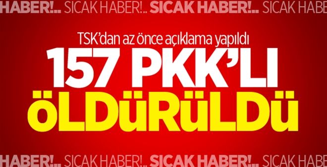 Çukurca´da 157 terörist öldürüldü!