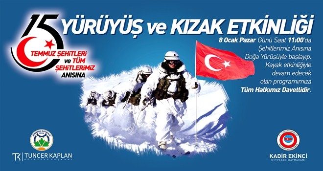 YÜRÜYÜŞ VE KIZAK ETKİNLİĞİ HAZIRLIKLARI TAMAMLANDI