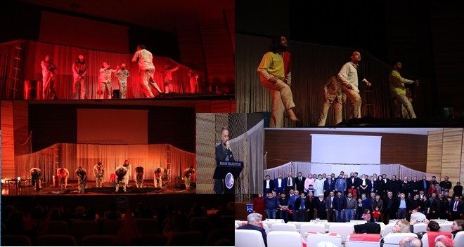 Kahramankazan´da anlamlı tiyatro oyunu 