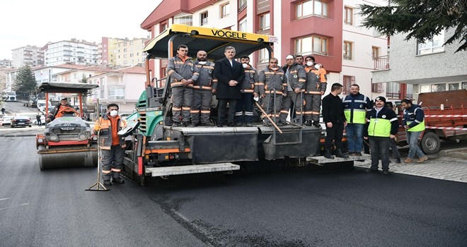 Başkan Köse Asfalt Çalışmalarını Denetledi