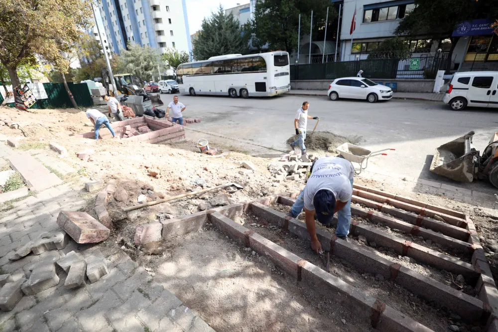 Yenimahalle’nin parklarına detaylı bakım