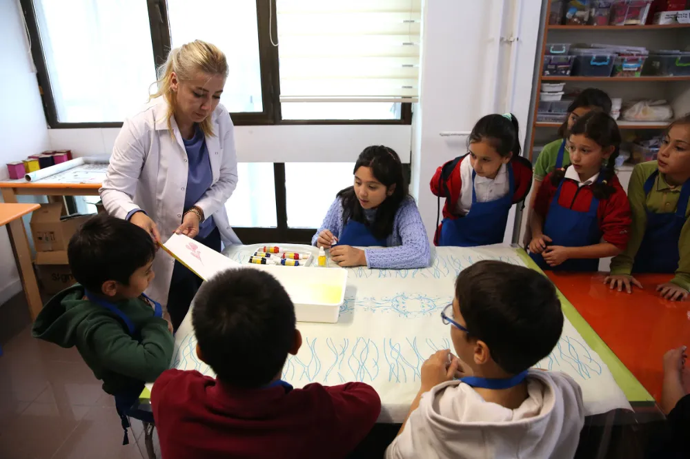 KEÇİÖREN’DE ÇOCUKLAR EĞLENEREK ÖĞRENİYOR