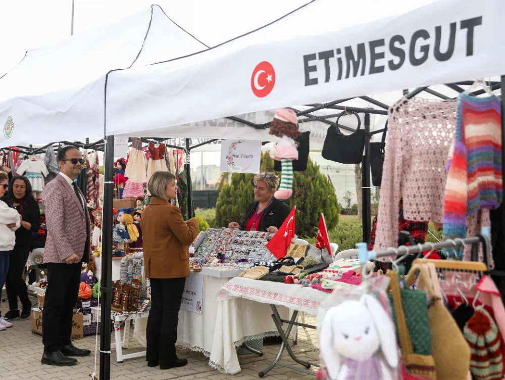 ETİMESGUT BELEDİYESİ’NDEN KADIN EMEĞİ PAZARINA DESTEK