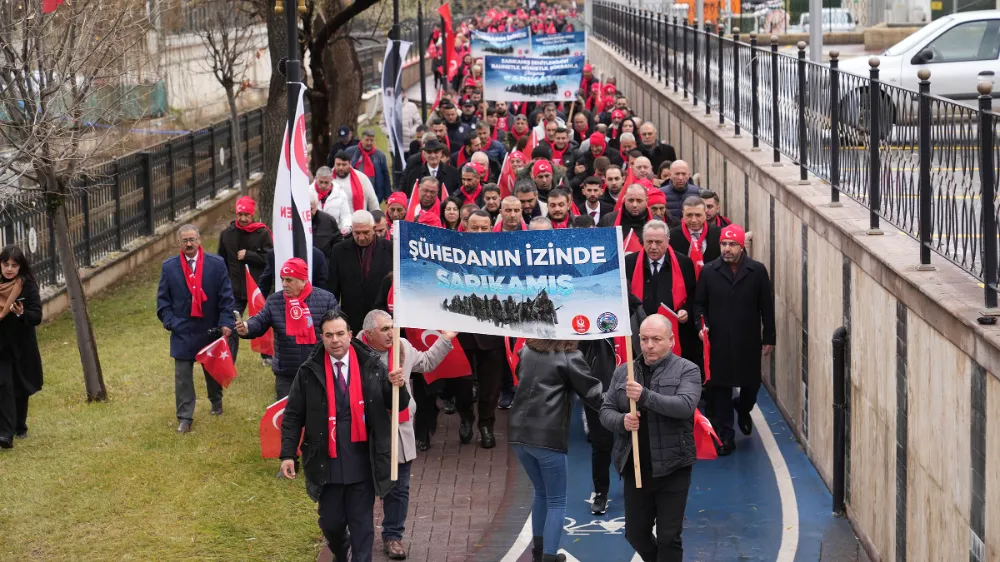 SARIKAMIŞ ŞEHİTLERİ KEÇİÖREN’DE ANILDI