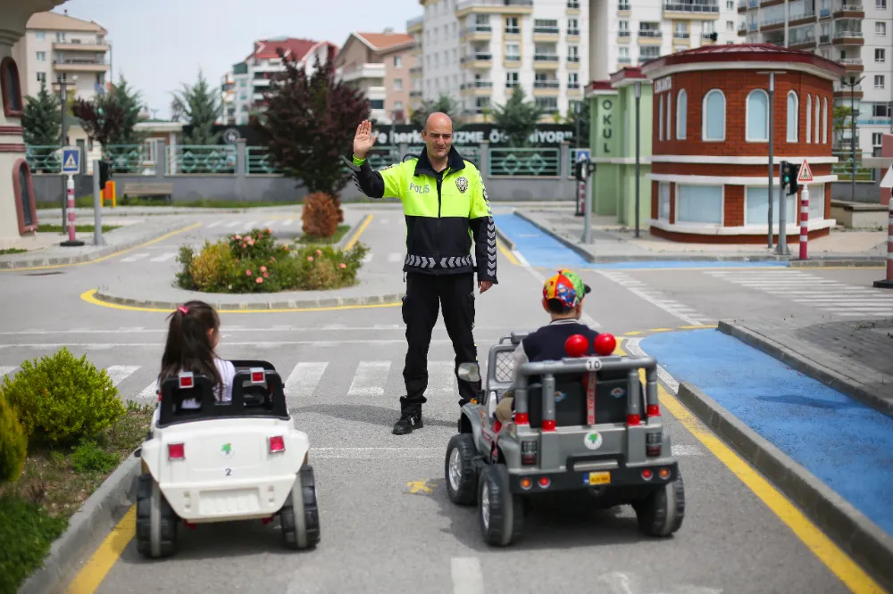 MAMAK’TA TRAFİK EĞİTİM PARKI’NDA YOĞUN MESAİ