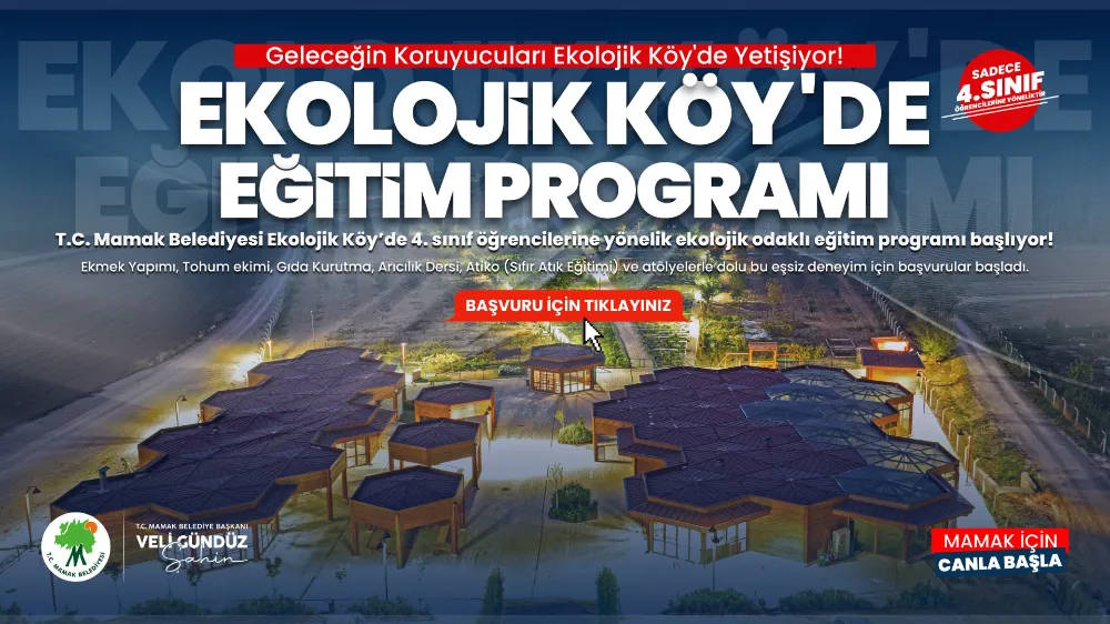 Ekolojik Köy’de uygulamalı organik tarım eğitimleri verilecek