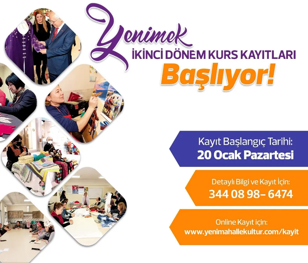 YENİMEK ikinci dönem kayıtları başladı