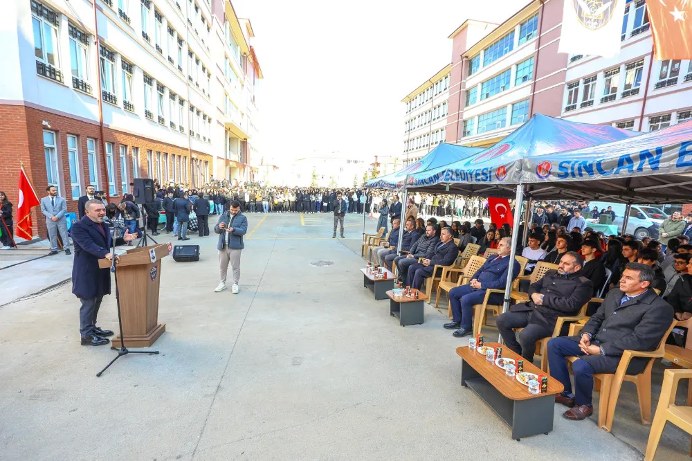 ALİ FUAT BAŞGİL ANADOLU LİSESİ’NE YENİ SPOR SAHASI