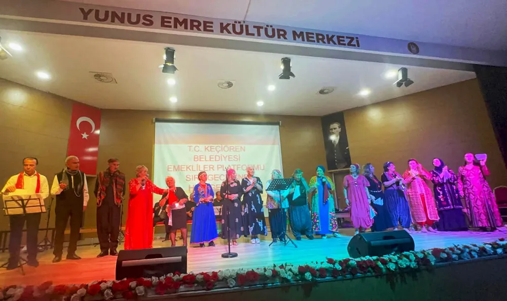 KEÇİÖREN’DE EMEKLİLER KÜLTÜR VE SANATLA HAYATA RENK KATIYOR