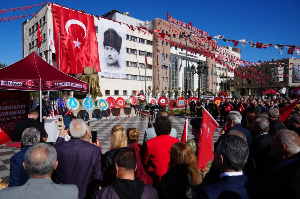 KEÇİÖREN’DE CUMHURİYET BAYRAMI COŞKUSU YAŞANIYOR